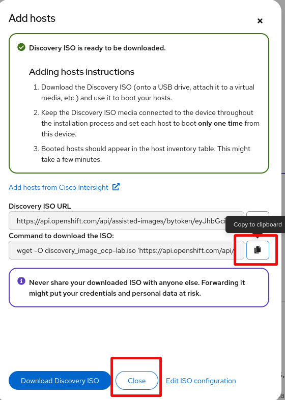Download the discovery ISO